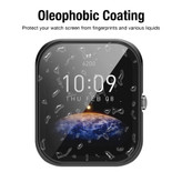 کاور به همراه گلس مدل PC مناسب برای ساعت هوشمند شیائومی آمیزفیت Amazfit Bip 3 / Bip 3 Pro