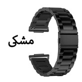 بند فلزی سه مهره ساعت هوشمند هوآوی واچ مدل 3Bead Strap مناسب برای فیت 3 / فیت 4 / فیت 4 پرو