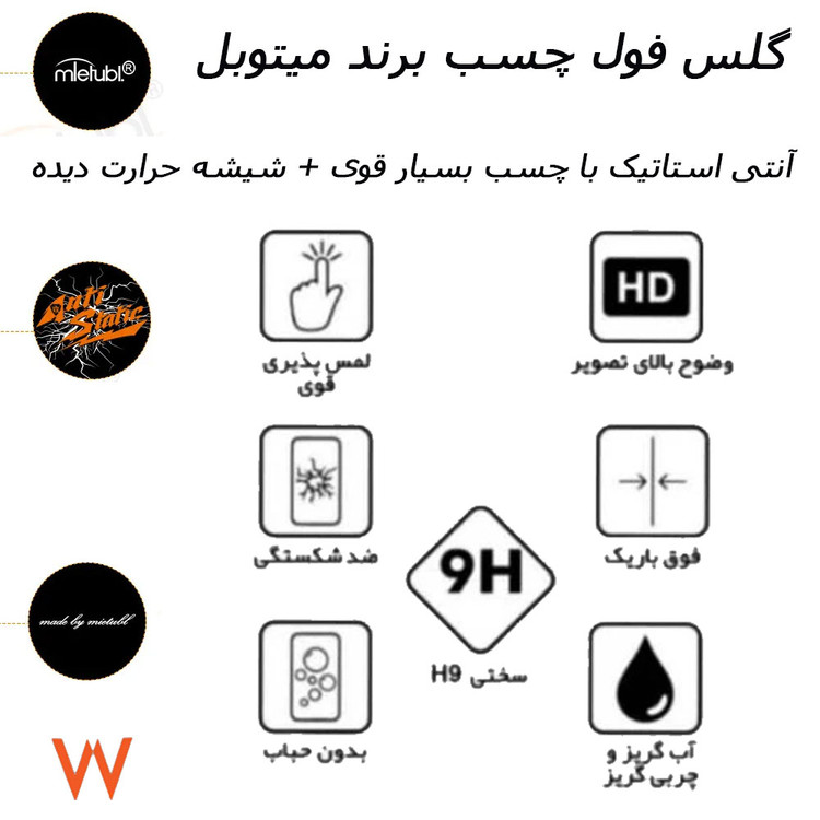 قاب شفاف مگ سیف دار مناسب سامسونگ گلکسی آ بیست و شیش Galaxy A26 به همراه گلس آنتی استاتیک میتوبل
