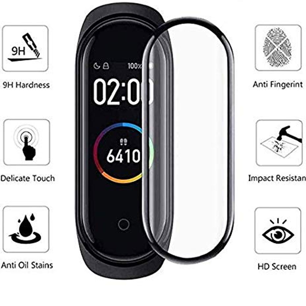 گلس مچ بند شیائومی مدل نانو مناسب برای می بند پنج MI BAND 5