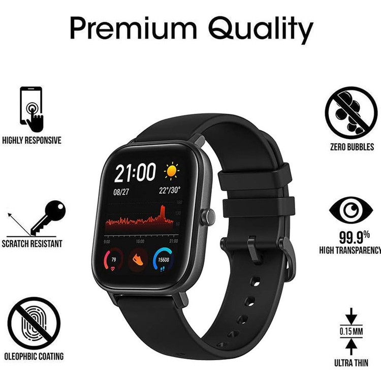 گلس ساعت شیائومی مدل نانو مناسب برای ساعت شیائومی امیزفیت AMAZFIT GTS