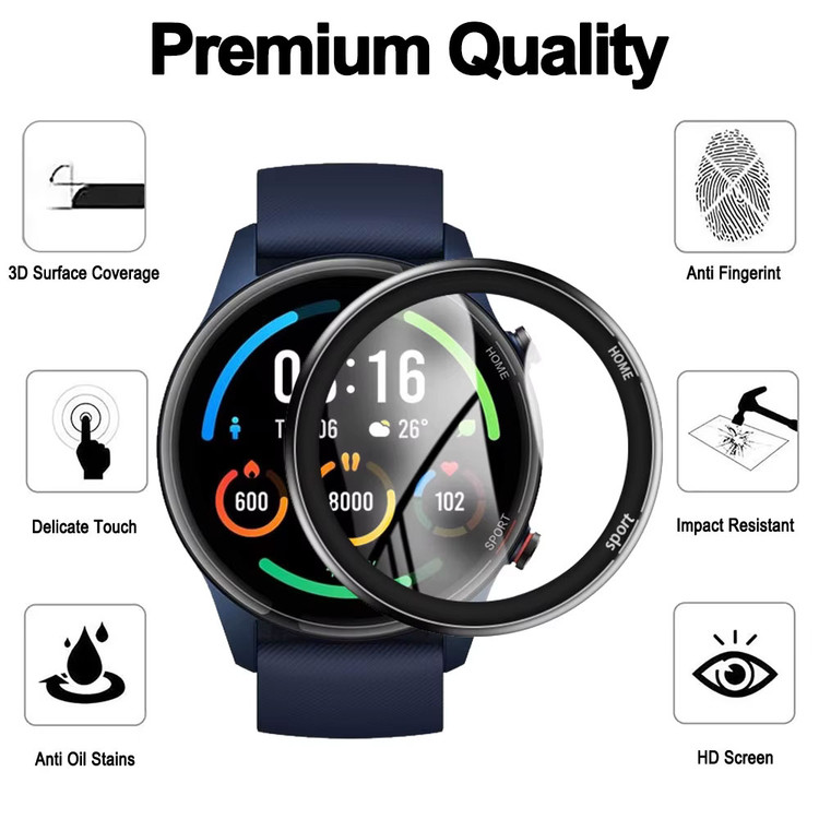 گلس ساعت هوشمند شیائومی مدل نانو مناسب برای ساعت شیائومی می واچ کالر اسپرت mi Watch Color Sport