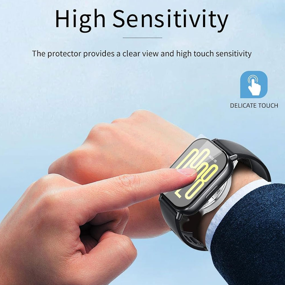 گلس ساعت هوشمند شیائومی مدل نانو مناسب برای ساعت شیائومی ردمی واچ پنج اکتیو Redmi Watch 5 Active