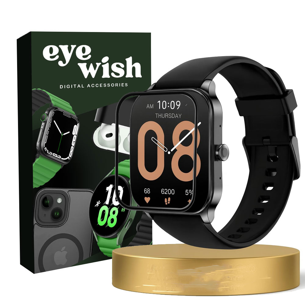 گلس ساعت شیائومی مدل شیشه ای مناسب برای ساعت شیائومی امیزفیت پاپ AMAZFIT POP 3S