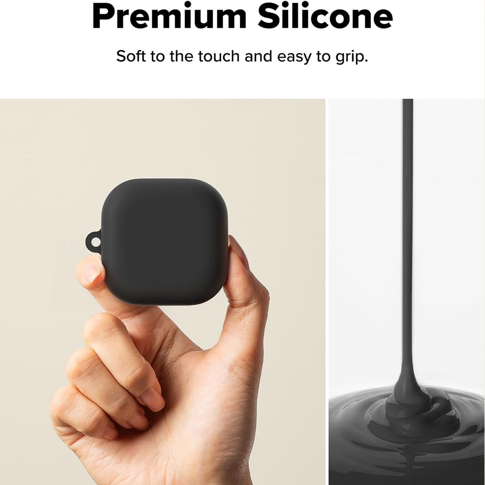 کاور مدل سیلیکونی مناسب برای کیس هدفون/هنذفری بی سیم سامسونگ Galaxy Buds 4 / Buds 4 pro