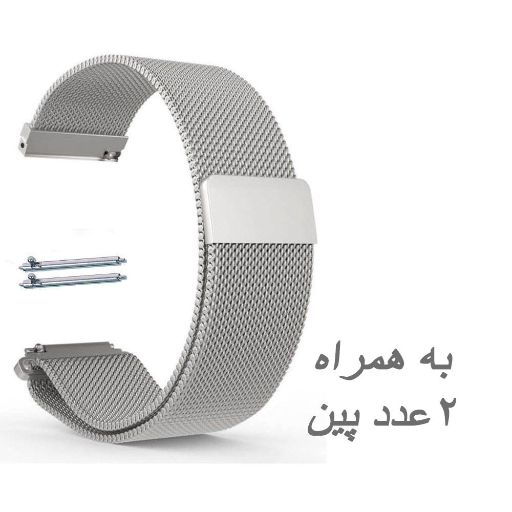 بند حصیری مناسب ساعت تی سی اچ TCH HD2 3D HERO 1 از جنس استیل با کیفیت بالا