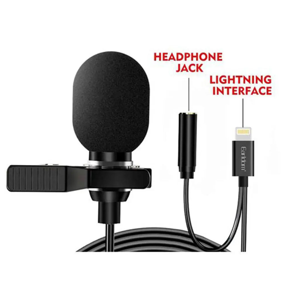 میکروفون لایتنینگ ارلدام Earldom ET-E40 Iphone Condenser Wired Microphone