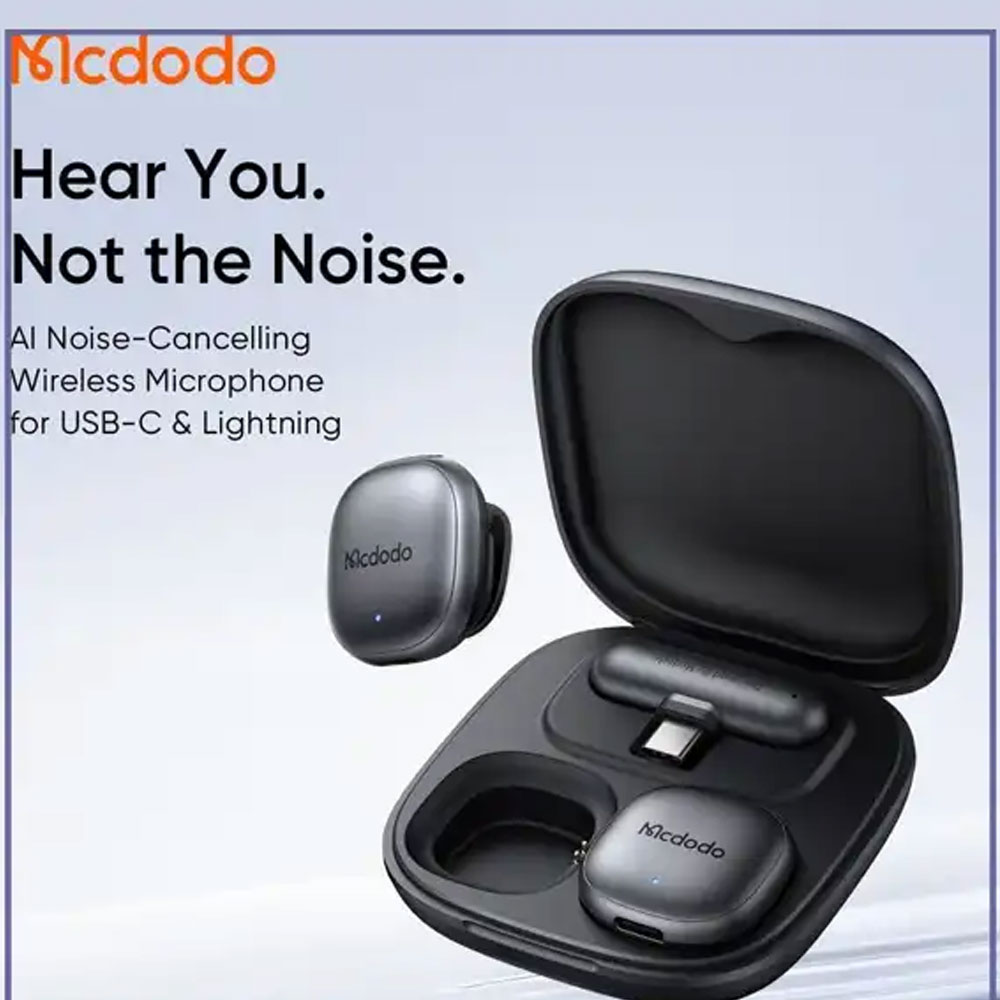 میکروفون بی سیم مک دودو Mcdodo ClearSync AI Noise-Cancelling Wireless Micropone MP-5451