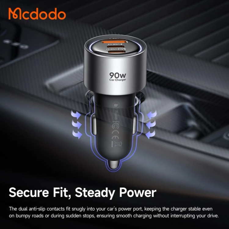 نمای نزدیک شارژر فندکی Mcdodo CC-3110