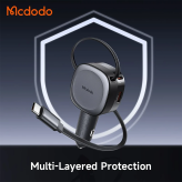 شارژر فندکی فست شارژ مک دودو MCDODO مدل CC-156 توان 75 وات با کابل