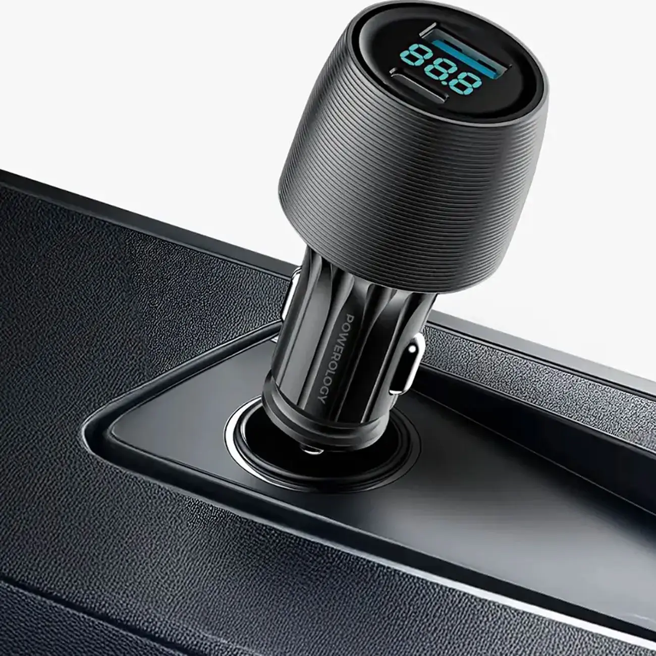 نصب آسان شارژر فندکی 2 پورت 83 وات پاورولوژی PCCSR020