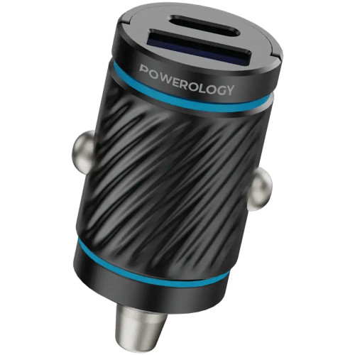 خرید شارژر فندکی فست شارژ پاورولوژی Powerology مدل PCCSR023 توان 36 وات