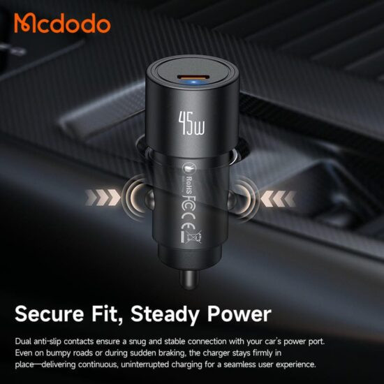 شارژر فندکی ۴۵ وات مک دودو مدل MCDODO CC-5340