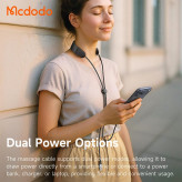ماساژ مچ دست با کابل هوشمند Mcdodo