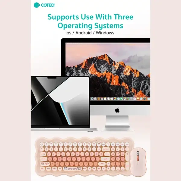 اتصال دانگل USB 2.4G ست موس و کیبورد کوتسی