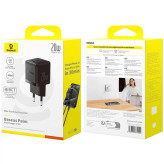 بسته بندی آداپتور شارژ 20 وات بیسوس مدل CCZC20CE به همراه کابل Type-C