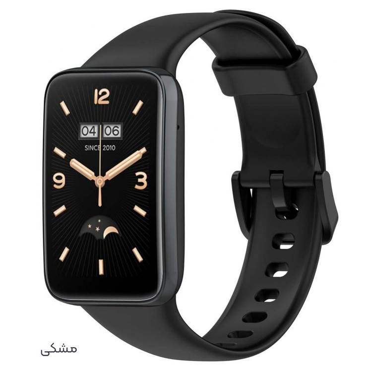 نمای قفل سگکی و پین بند سیلیکونی مچ بند Xiaomi Band 7 Pro