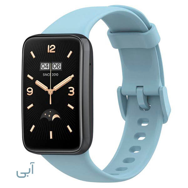 بند آبی مدل سیلیکونی مناسب برای ساعت هوشمند شیائومی می بند هفت پرو Mi Band 7 Pro