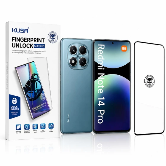 گلس فول چسب کوزا KUSA شیائومی Redmi Note 14 Pro 4G