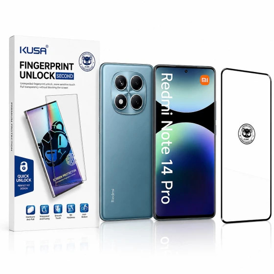 گلس فول چسب کوزا KUSA شیائومی Redmi Note 14 Pro 4G