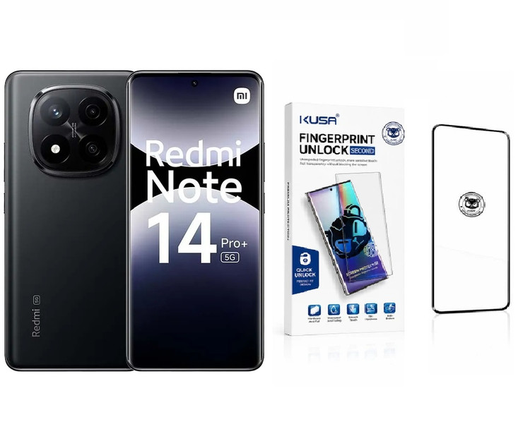 بستهبندی گلس اورجینال KUSA شیائومیRedmi Note 14 Pro Plus