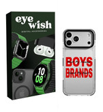 بسته بندی قاب شفاف آیفون با طرح گرافیکی BOYS BRANDS