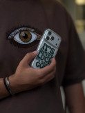 قاب موبایل شفاف تایپوگرافی 3D Good Vibes | طراحی مینیمال و فانتزی| مناسب آیفون iPhone 11 تا 17 Pro Max