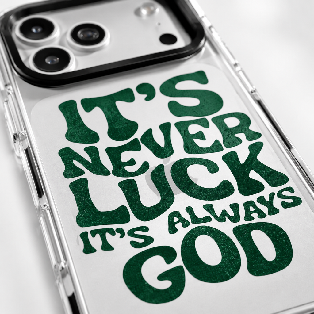 قاب موبایل شفاف تایپوگرافی 3D Good Vibes | طراحی مینیمال و فانتزی| مناسب آیفون iPhone 11 تا 17 Pro Max