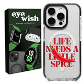 بسته بندی قاب مگسیف آیفون طرح Life Needs A Little Spice