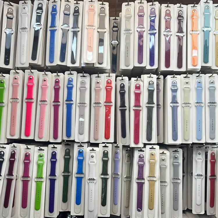 ویژه بند سیلیکونی مناسب برای تمام سری های اپل واچ 38و40و41میلی متر اصل