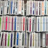 ویژه بند سیلیکونی دکمه ای اپل واچ مناسب برای تمامی مدل های سایز 42و44و45و49میلی متر اصل