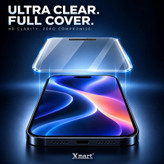 گلس بی حاشیه ایکس مارت مناسب اپل آیفون iphone 14 شیشه ای با کیفیت از برند Xmart
