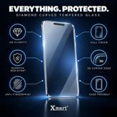 گلس بی حاشیه ایکس مارت مناسب اپل آیفون iphone 18 Pro max شیشه ای با کیفیت از برند Xmart