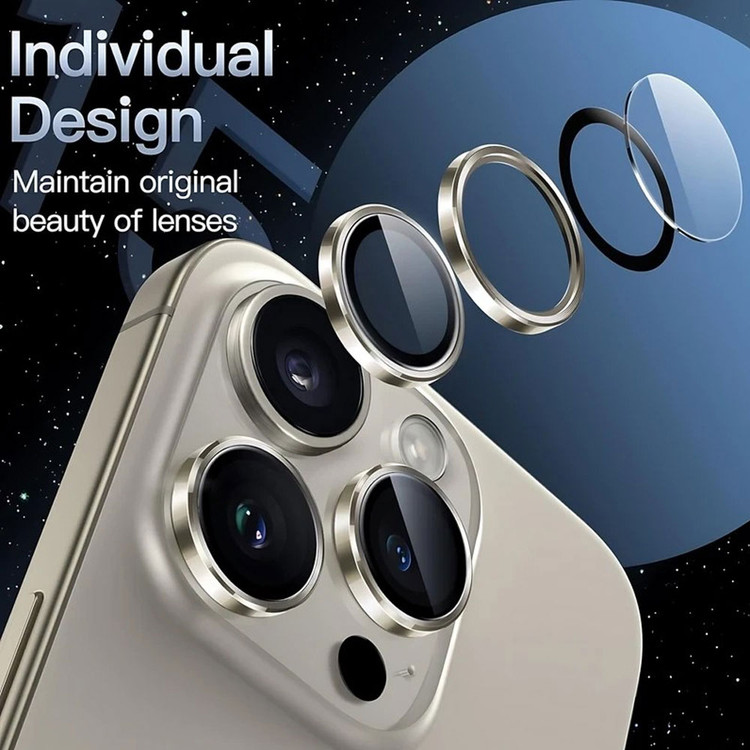محافظ لنز دوربین کوزوم مناسب اپل آیفون iphone 16 Pro اورجینال بسیار با کیفیت با نصب آسان