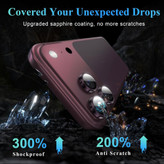 محافظ لنز شابلون دار آیفون 13 پرو برند ایکس مارت آسان نصب با کیفیت Xmart glass lens-iphone 13 PRO