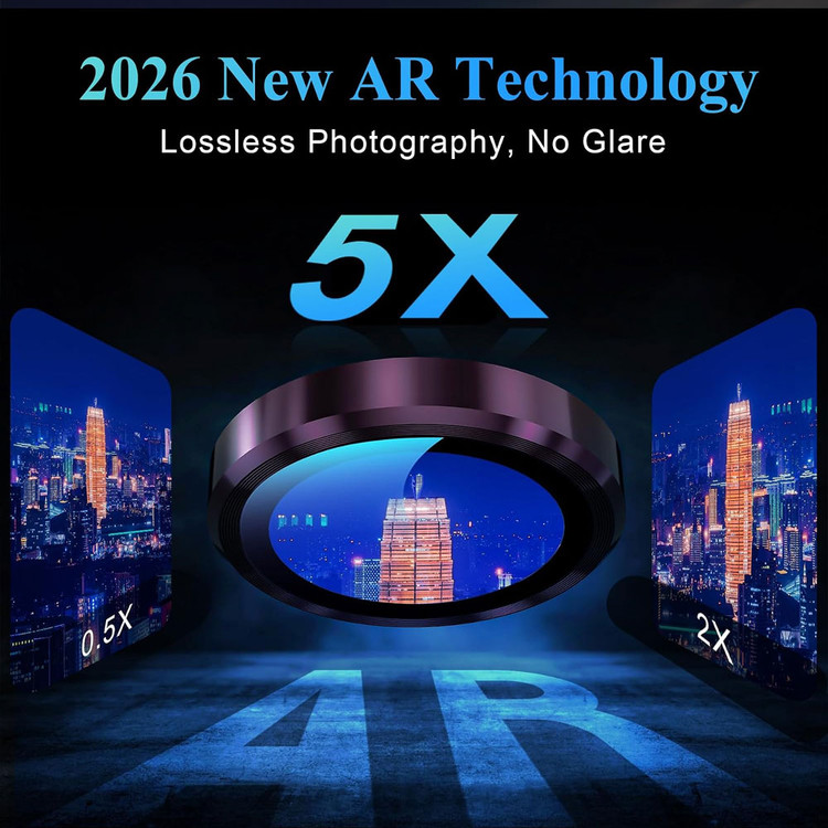 محافظ لنز شابلون دار آیفون 15 پرو iphone 15pro برند ایکس مارت آسان نصب با کیفیت Xmart glass lens-iphone 15 PRO