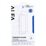 گلس بدون حاشیه بردلس آلفا مناسب برای اپل آیفون iphone 16 Pro Max شیشه ای بسیار با کیفیت بدون حاشیه مشکی