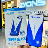 گلس بدون حاشیه بردلس زاینس مناسب برای اپل آیفون iphone 15 Pro Max شیشه ای بسیار با کیفیت بدون حاشیه مشکی